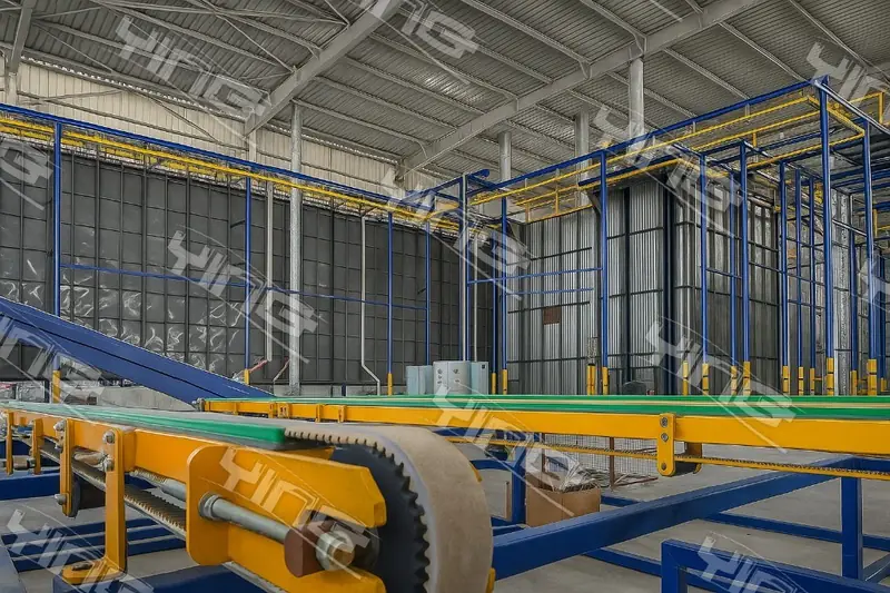 Conveyor and process section at El Arabia Factory